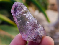 Natural Window Amethyst Crystals x 12 From Chiredzi, Zimbabwe