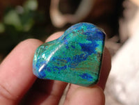 Polished Azurite And Flower Banded Malachite Free Forms x 70 From Congo