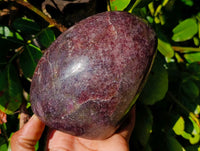 Polished Lepidolite Standing Free Forms x 2 From Madagascar