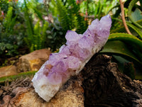 Natural Amethyst Spirit Quartz Clusters x 3 From Boekenhouthoek, South Africa