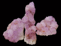Natural Amethyst Spirit Quartz Clusters x 3 From Boekenhouthoek, South Africa