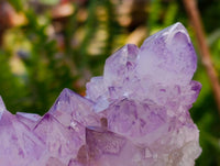 Natural Amethyst Spirit Quartz Clusters x 3 From Boekenhouthoek, South Africa