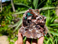 Natural Ball Malachite and Drusy Quartz On Dolomite Matrix Specimens x 6 From Mindingi Mine, Kambove, Congo