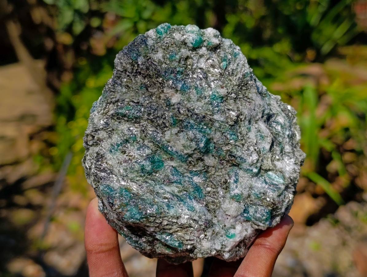 Natural Rose Quartz And Emerald Mica 'Mutokolite' Rough Specimens x 5 From Southern Africa - Toprock Gemstones and Minerals 