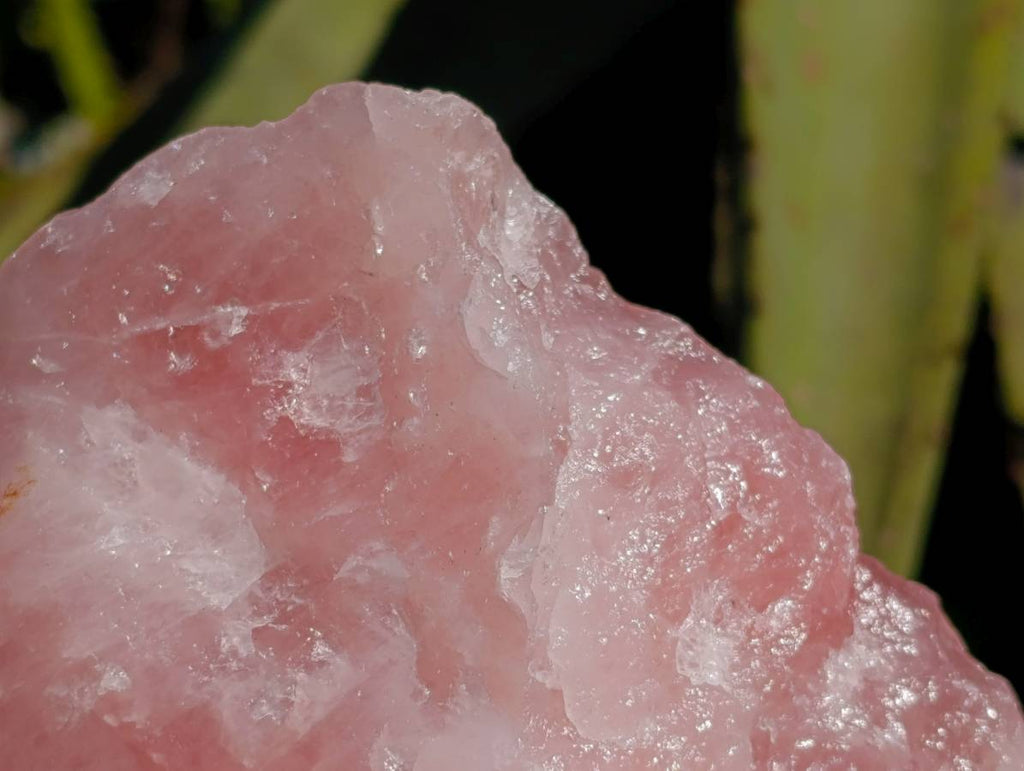 Natural Rose Quartz And Emerald Mica 'Mutokolite' Rough Specimens x 5 From Southern Africa - Toprock Gemstones and Minerals 