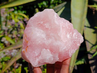 Natural Rose Quartz And Emerald Mica 'Mutokolite' Rough Specimens x 5 From Southern Africa