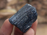 Natural Alluvial Schorl Black Tourmaline Crystals x 2.84 Kg Lot From Zimbabwe