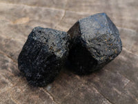 Natural Alluvial Schorl Black Tourmaline Crystals x 2.84 Kg Lot From Zimbabwe