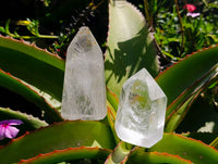 Polished Quartz Crystals x 6 From Madagascar