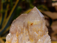 Natural Smokey Phantom Quartz Clusters x 3 From Luena, Congo