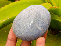 Polished Lazulite Galets x 12 From Madagascar