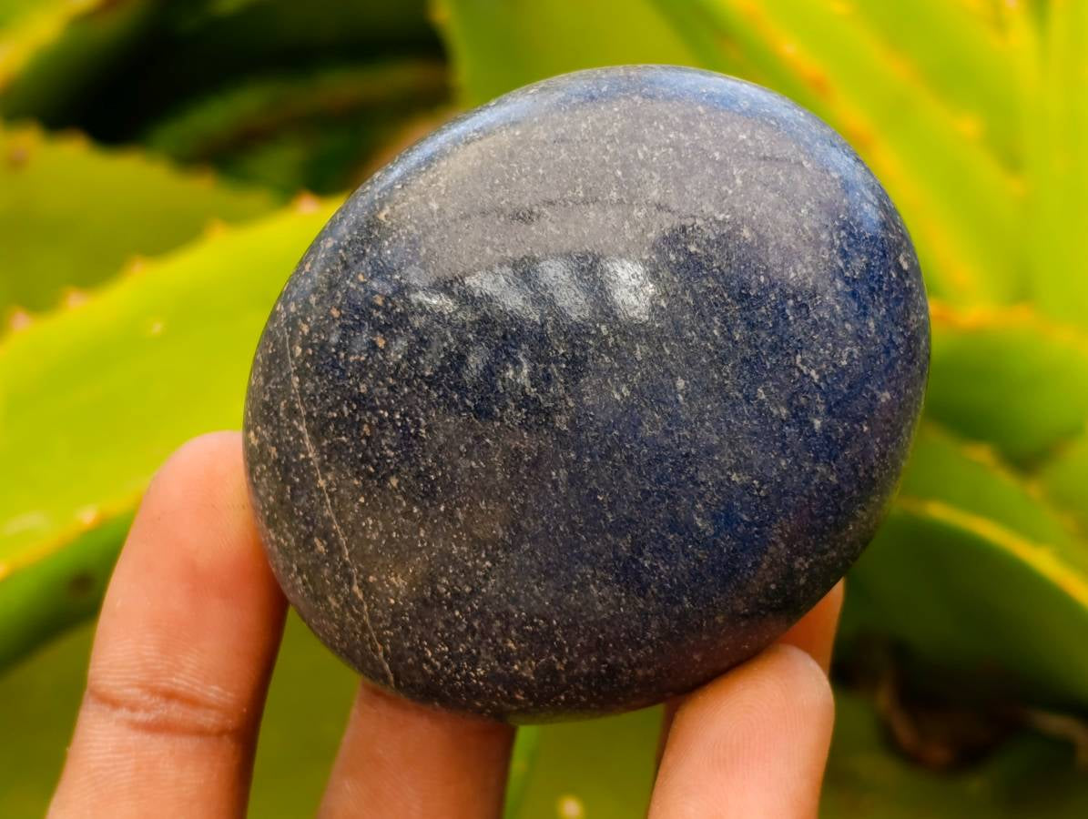 Polished Lazulite Galets x 12 From Madagascar - Toprock Gemstones and Minerals 