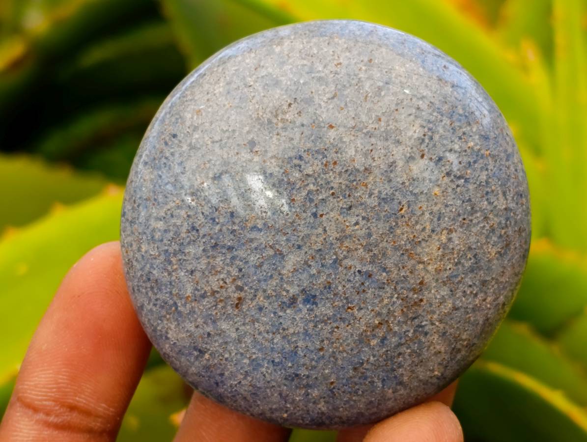 Polished Lazulite Galets x 12 From Madagascar - Toprock Gemstones and Minerals 