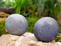 Polished Lazulite Galets x 12 From Madagascar