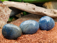 Polished Lazulite Galets x 12 From Madagascar