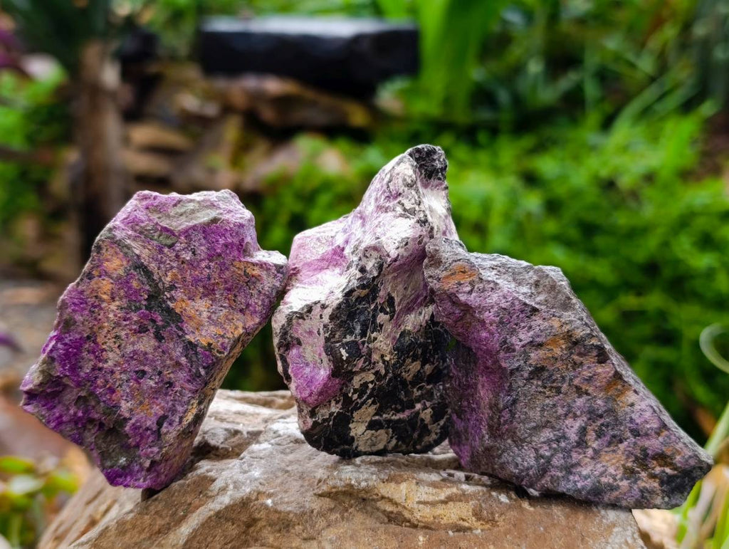 Natural Stichtite Cobbed Specimens x 24 From Barberton, South Africa - Toprock Gemstones and Minerals 