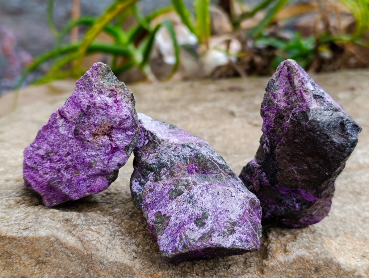Natural Stichtite Cobbed Specimens x 24 From Barberton, South Africa - Toprock Gemstones and Minerals 