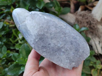 Polished Blue Lace Agate Standing Free Form x 1 From Nsanje, Malawi