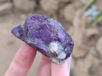 Natural Metallic Purpurite Specimens x 12 From Erongo, Namibia