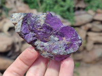 Natural Metallic Purpurite Specimens x 12 From Erongo, Namibia