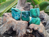 Polished Malacolla Free Forms x 35 From Kulukuluku, Congo