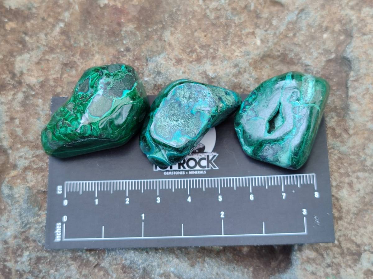 Polished Malacolla Free Forms x 35 From Kulukuluku, Congo - Toprock Gemstones and Minerals 