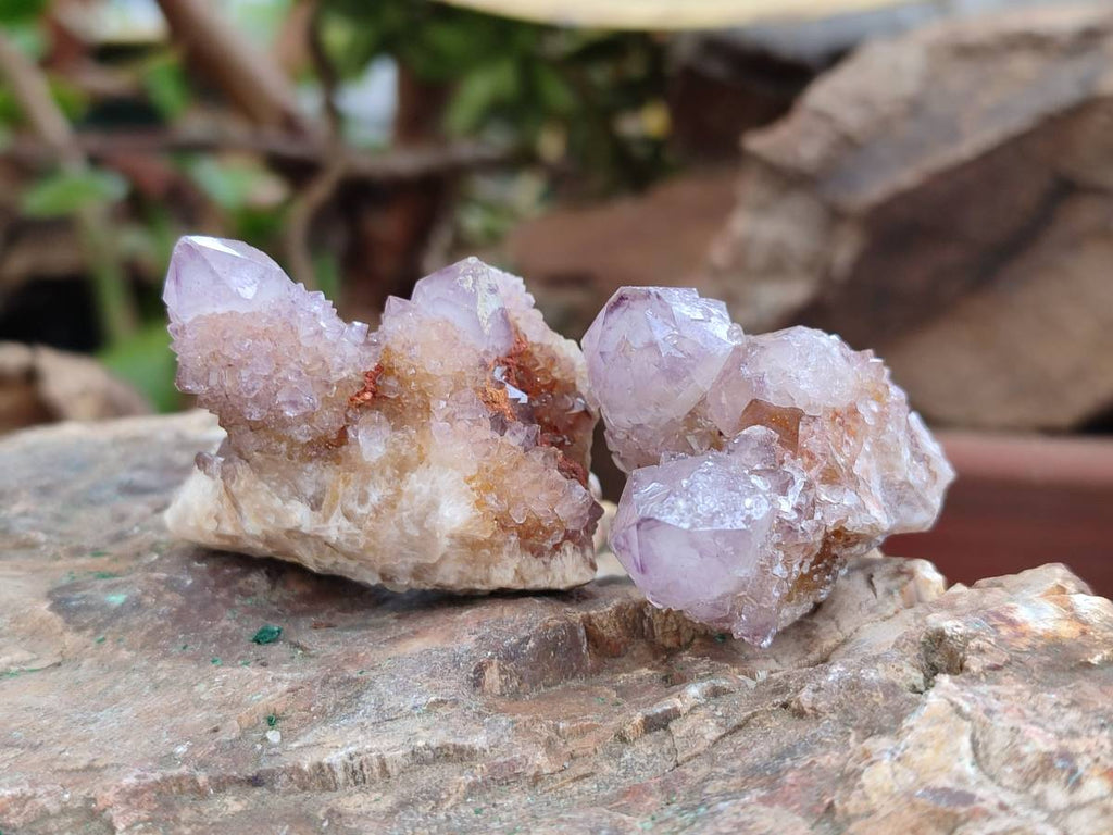 Natural Amethyst Spirit Quartz Clusters & Crystals x 35 From Boekenhouthoek, South Africa - Toprock Gemstones and Minerals 