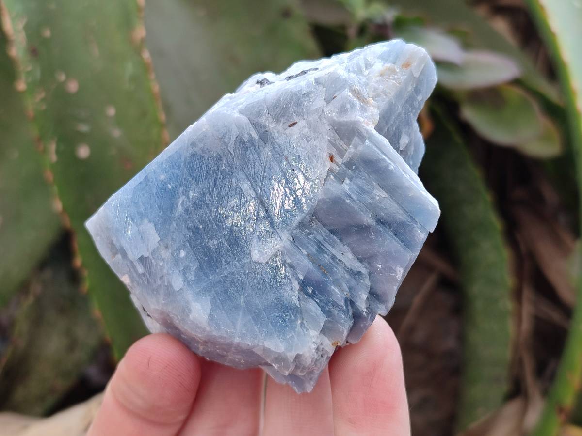 Natural Sky Blue Calcite Specimens x 12 From Namibia - Toprock Gemstones and Minerals 