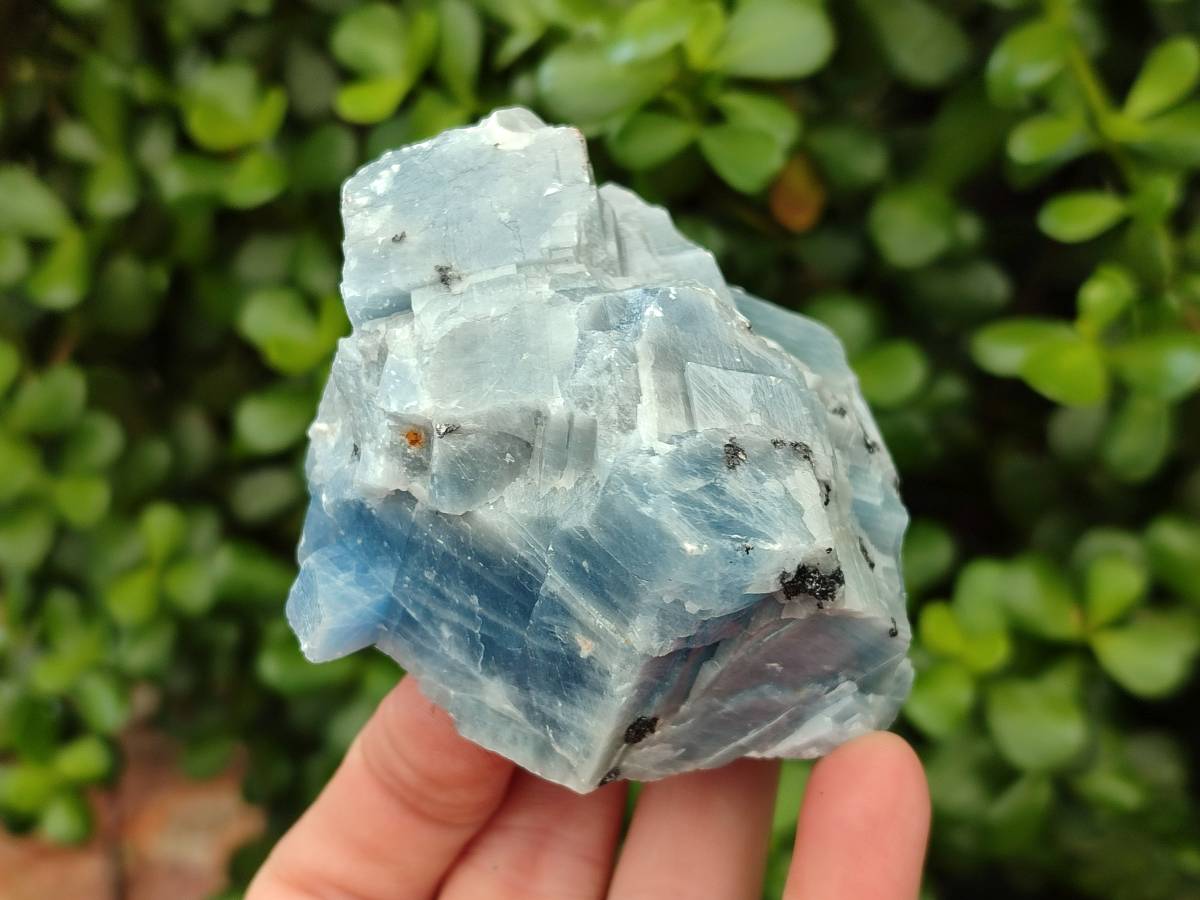 Natural Sky Blue Calcite Specimens x 12 From Namibia - Toprock Gemstones and Minerals 