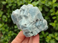 Natural Sky Blue Calcite Specimens x 12 From Namibia