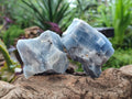 Natural Sky Blue Calcite Specimens x 12 From Namibia - Toprock Gemstones and Minerals 