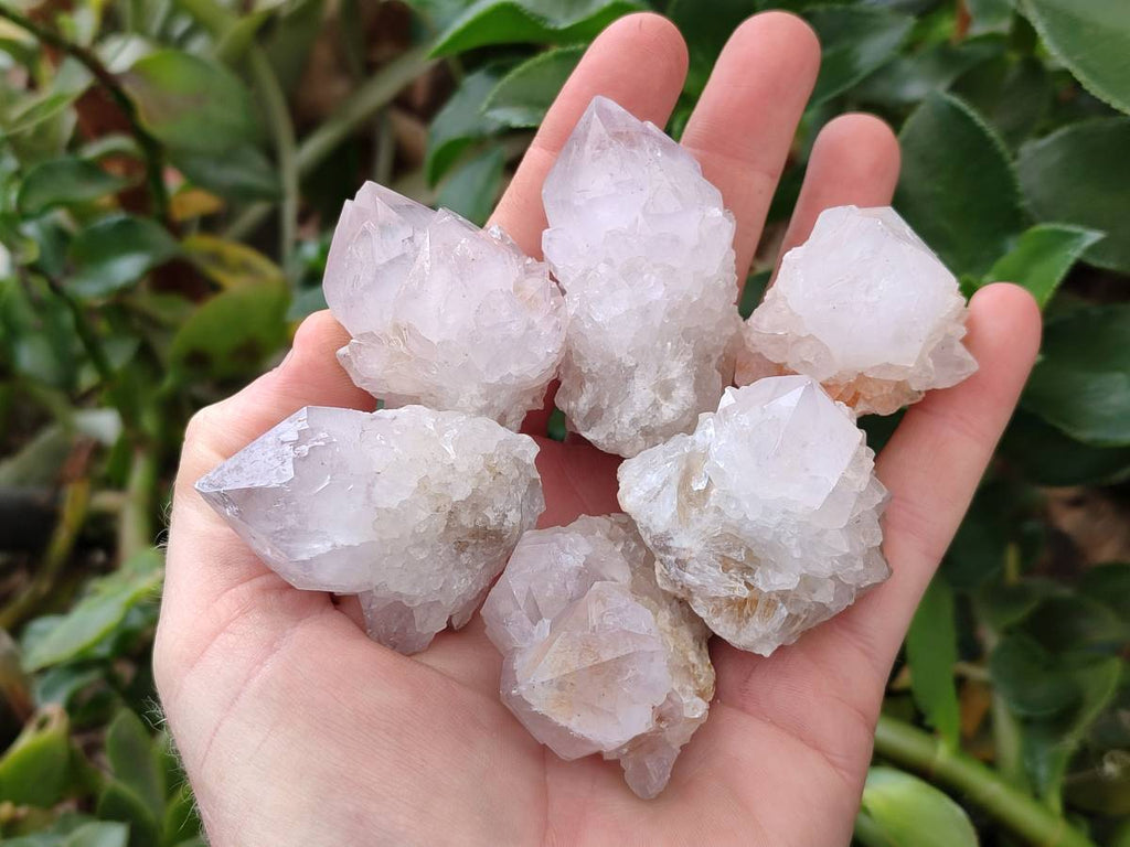 Natural Amethyst Spirit Quartz Clusters x 20 From Boekenhouthoek, South Africa - Toprock Gemstones and Minerals 