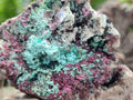 Natural Salrose Cobaltion Dolomite with Malachite Specimens x 6 From Kakanda, Congo - Toprock Gemstones and Minerals 