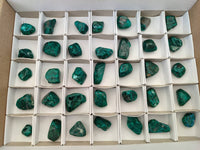 Polished Dioptase Free Forms x 35 From Likasi, Congo