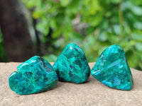 Polished Dioptase Free Forms x 35 From Likasi, Congo