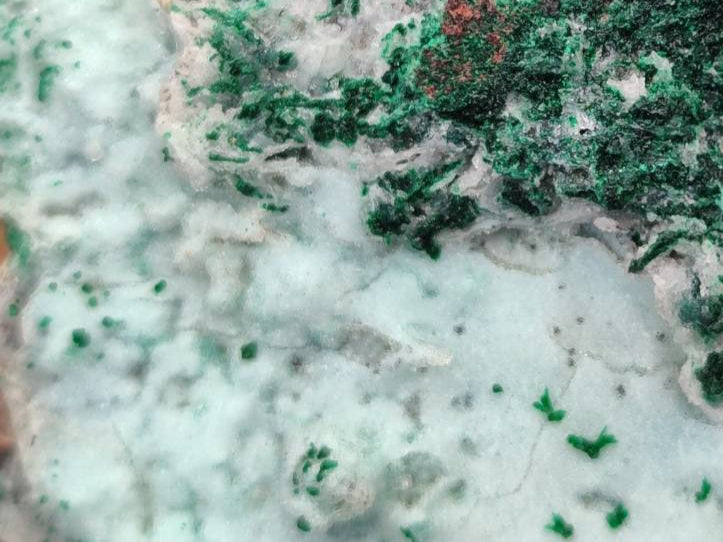 Natural Drusy Coated Chrysocolla Specimens x 3 From Likasi, Congo - Toprock Gemstones and Minerals 