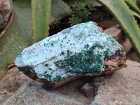 Natural Drusy Coated Chrysocolla Specimens x 3 From Likasi, Congo