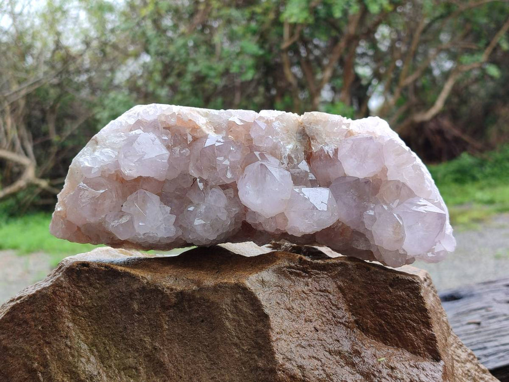 Natural Pale Lilac Spirit Quartz Cluster x 1 From Boekenhouthoek, South Africa - Toprock Gemstones and Minerals 