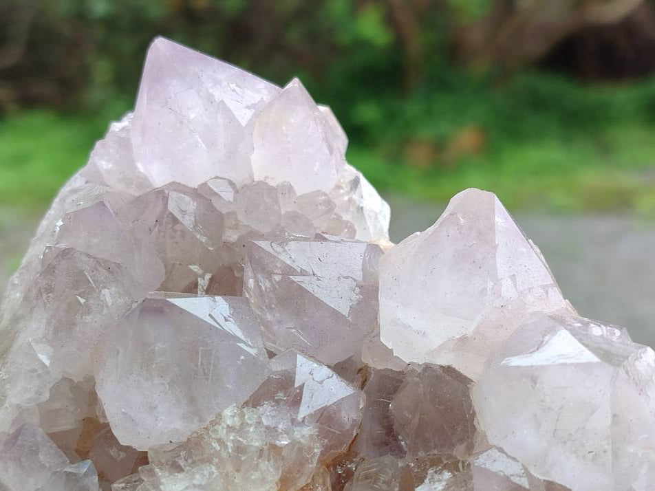 Natural Pale Lilac Spirit Quartz Cluster x 1 From Boekenhouthoek, South Africa - Toprock Gemstones and Minerals 