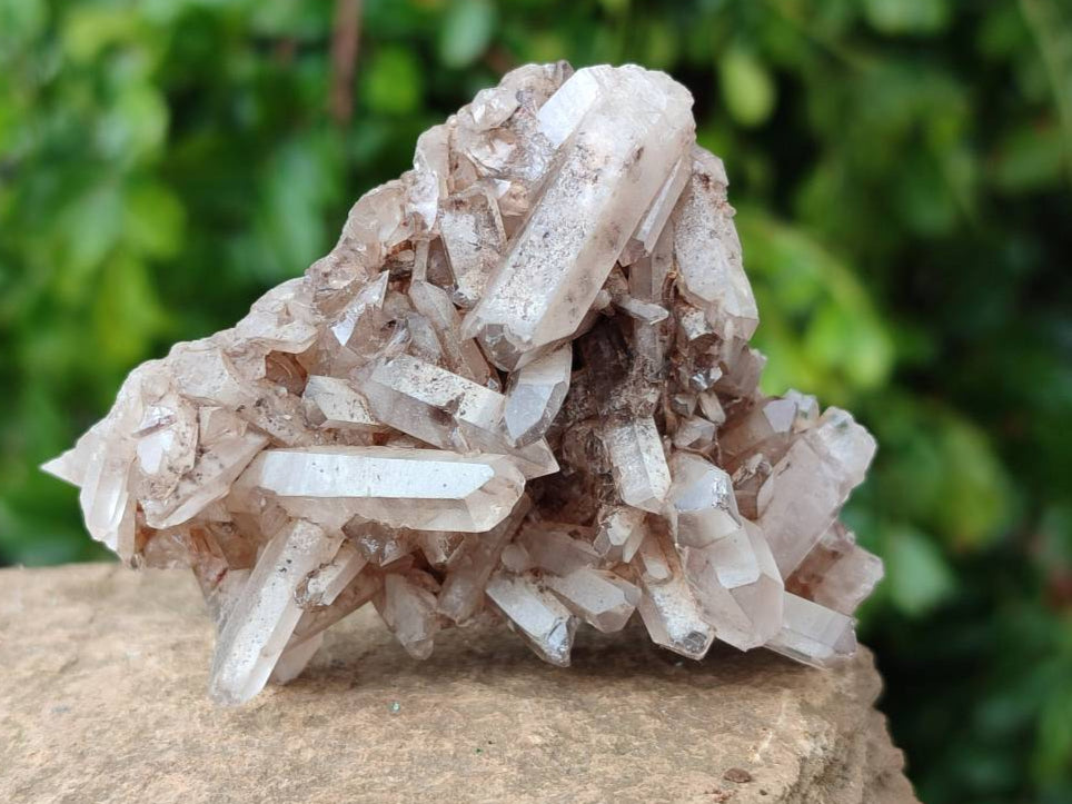 Natural Quartz Clusters x 24 From Madagascar - Toprock Gemstones and Minerals 