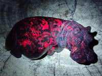 Hand Made Verdite Hippo Carvings x 3 From Nyanga, Zimbabwe