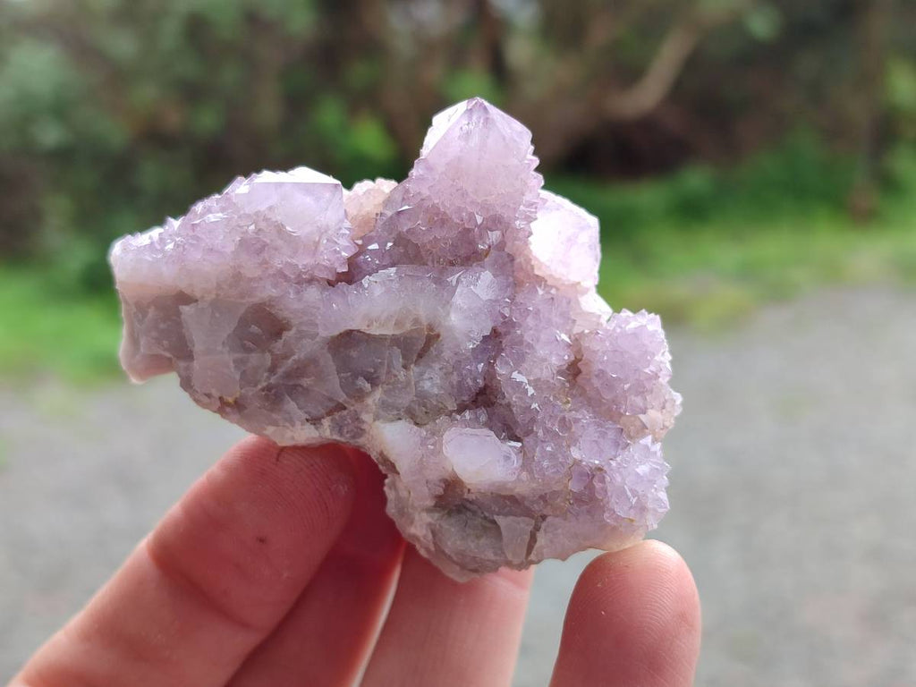Natural Amethyst Spirit Quartz Clusters x 12 From Boekenhouthoek, South Africa - Toprock Gemstones and Minerals 