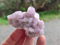 Natural Amethyst Spirit Quartz Clusters x 12 From Boekenhouthoek, South Africa