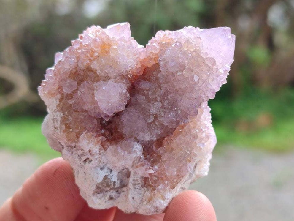 Natural Amethyst Spirit Quartz Clusters x 12 From Boekenhouthoek, South Africa - Toprock Gemstones and Minerals 