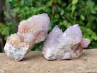 Natural Amethyst Spirit Quartz Clusters x 12 From Boekenhouthoek, South Africa