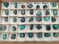 Polished Shattuckite Free Forms x 35 From Congo