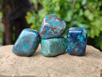 Polished Shattuckite Free Forms x 35 From Congo