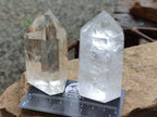 Polished Clear Quartz Crystals x 6 From Madagascar - Toprock Gemstones and Minerals 