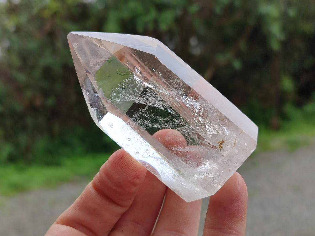 Polished Clear Quartz Crystals x 6 From Madagascar - Toprock Gemstones and Minerals 