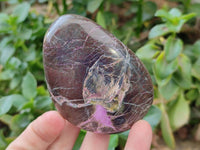 Polished Mix Stichtite Standing Free Forms and Free Forms x 4 From Barberton, South Africa